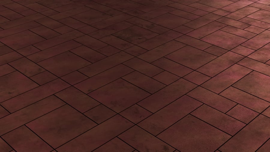Patchy Patterned Metal PBR Texture - A23D