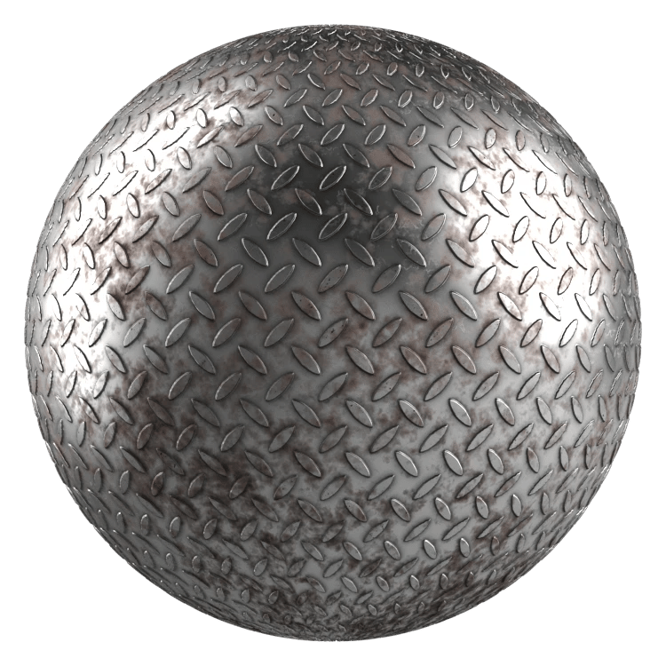 Patchy Metal Surface PBR Texture - A23D