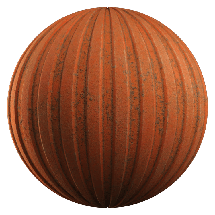 Corrugated Surface PBR Texture - A23D