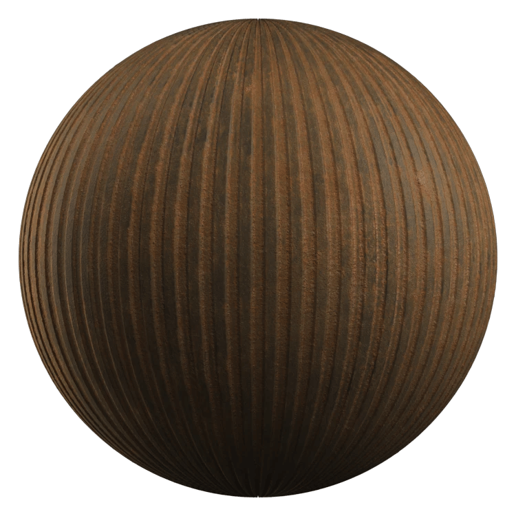 Corrugated Surface PBR Texture - A23D