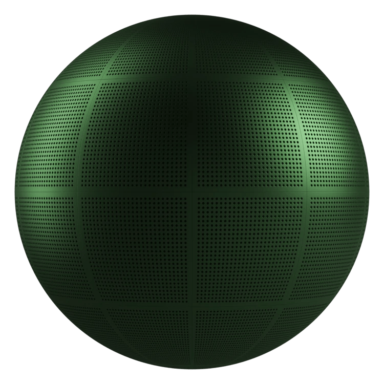 Metal Perforated Panel PBR Texture - A23D