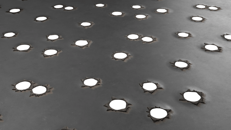 Bullet Hole PBR Texture - A23D