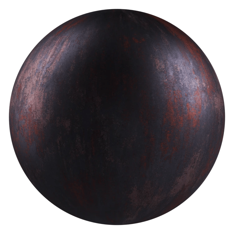 Patchy Metal Surface PBR Texture - A23D
