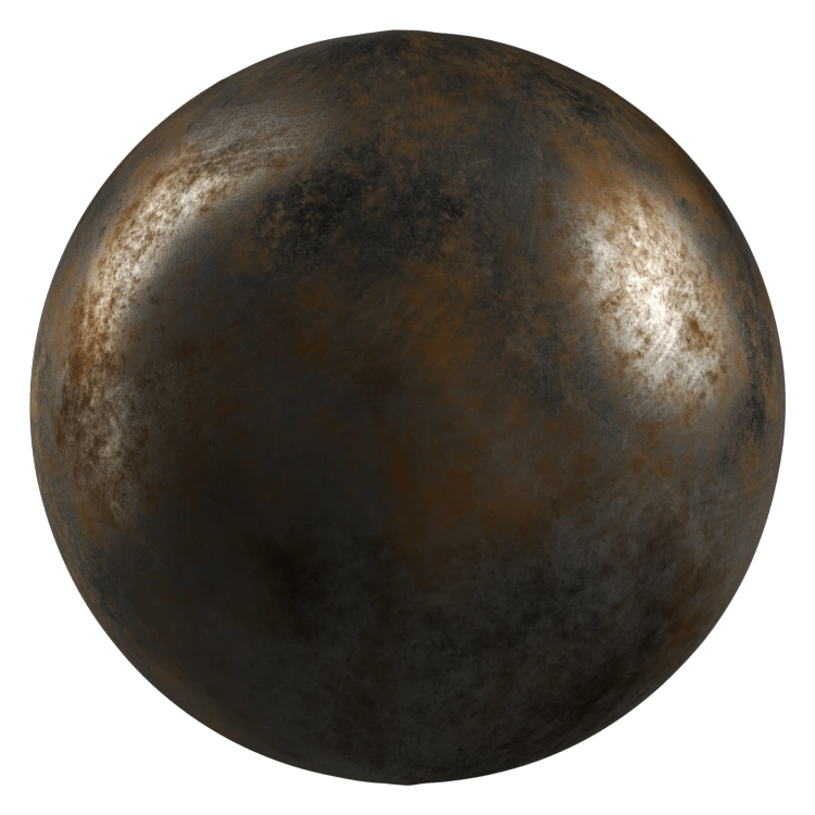 Rusted Metal Surface PBR Texture - A23D