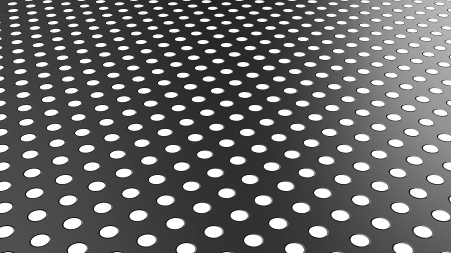 Perforated Surface PBR Texture - A23D