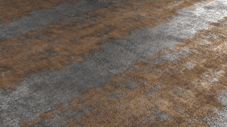 Rusted Metal Surface PBR Texture - A23D