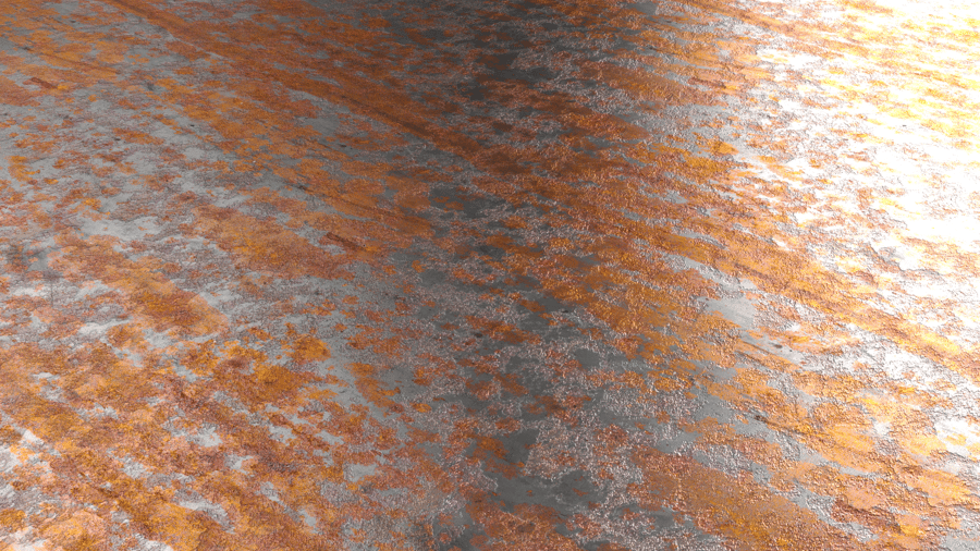 Rusted Metal Surface PBR Texture - A23D