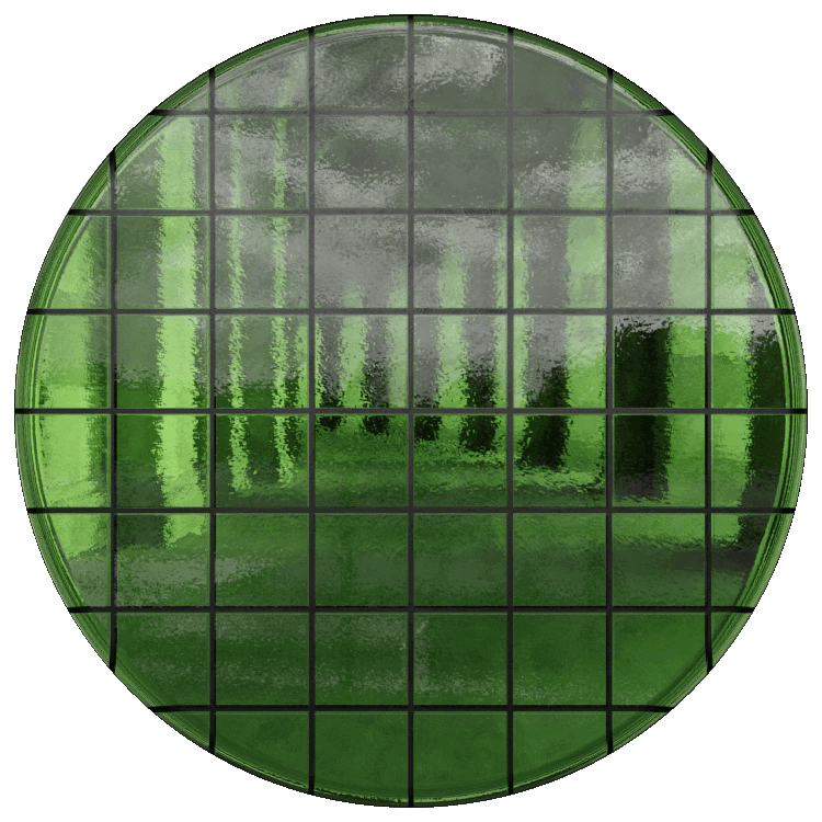 Patterned Glass Blocks PBR Texture - A23D