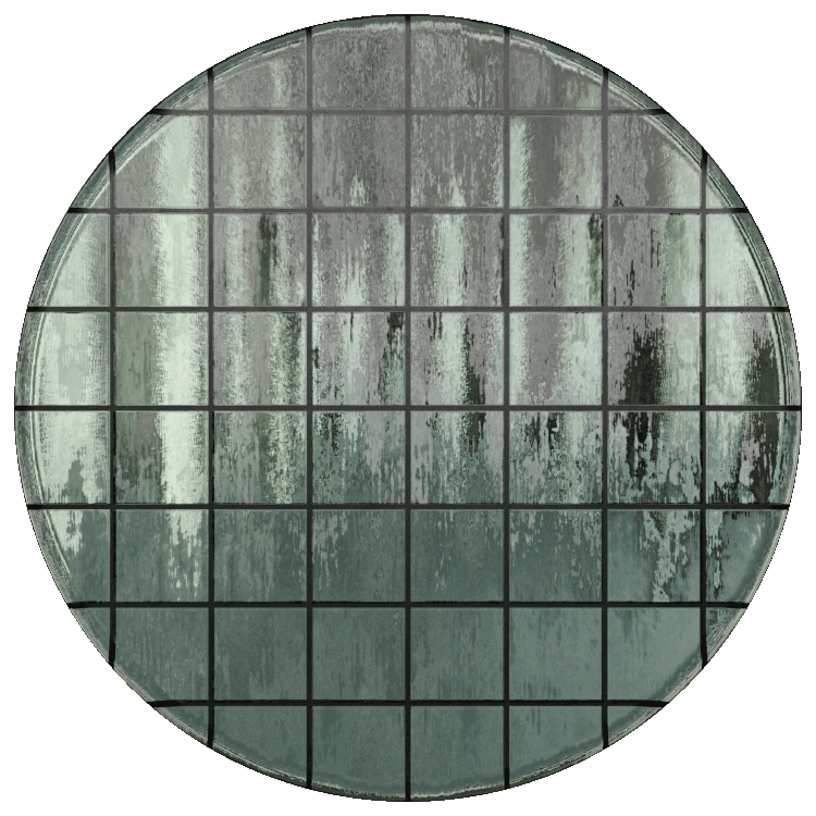 Patterned Glass Blocks PBR Texture - A23D