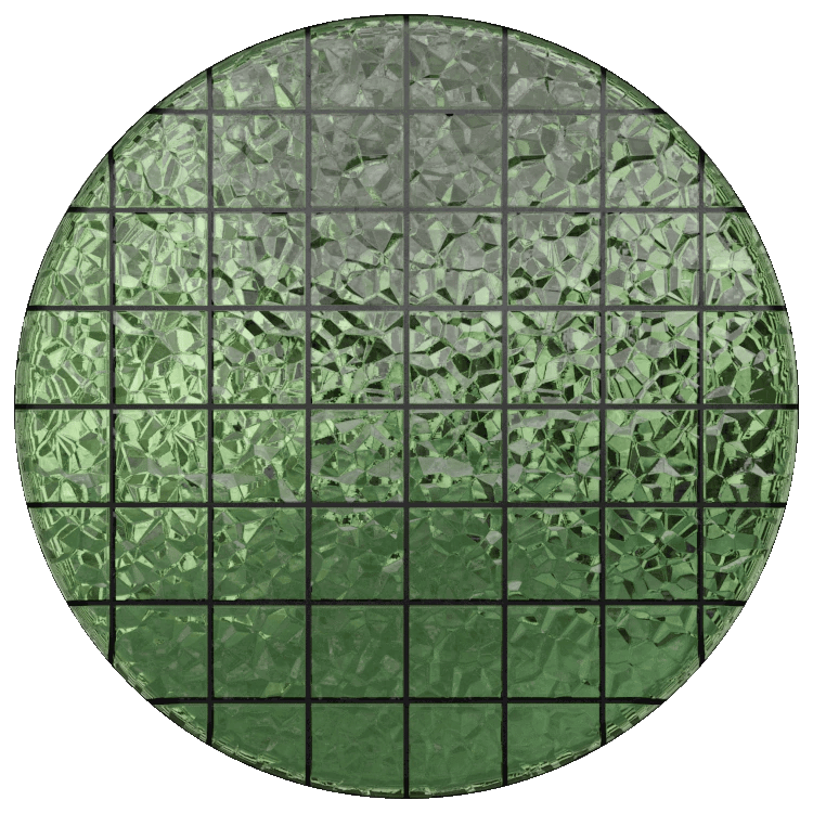 Patterned Glass Blocks PBR Texture - A23D