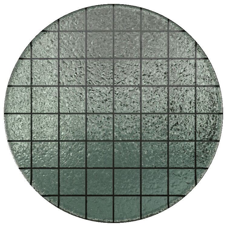 Patterned Glass Blocks PBR Texture - A23D