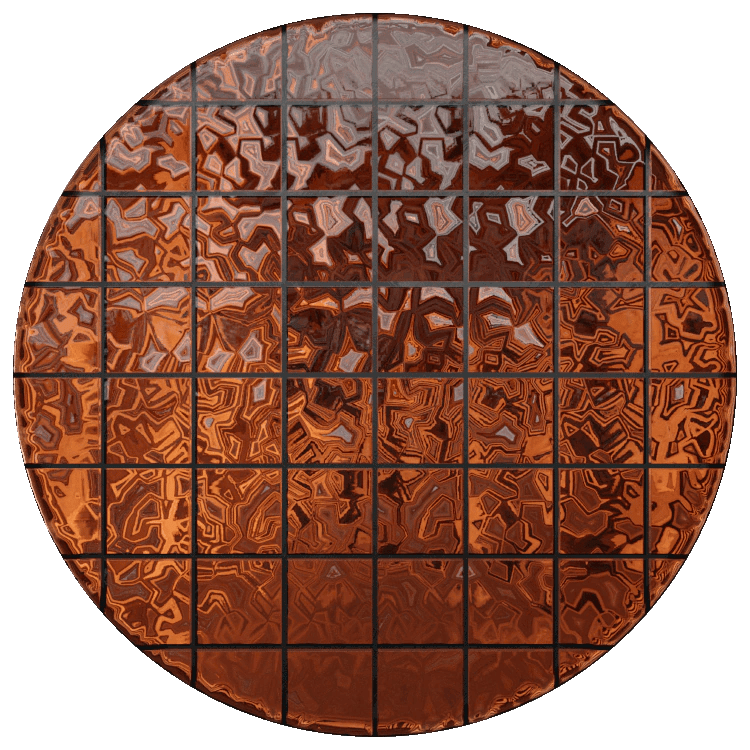 Patterned Glass Blocks PBR Texture - A23D