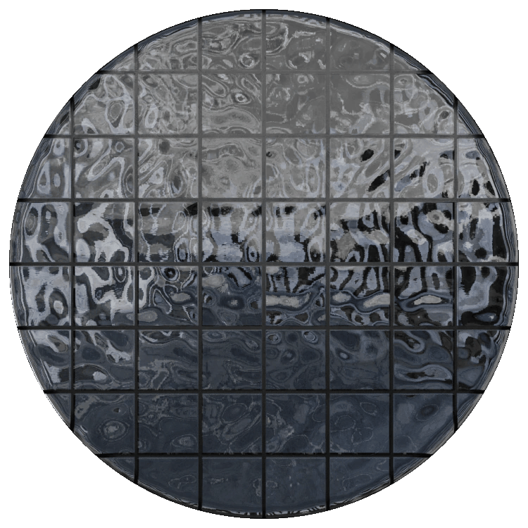 Patterned Glass Blocks PBR Texture - A23D