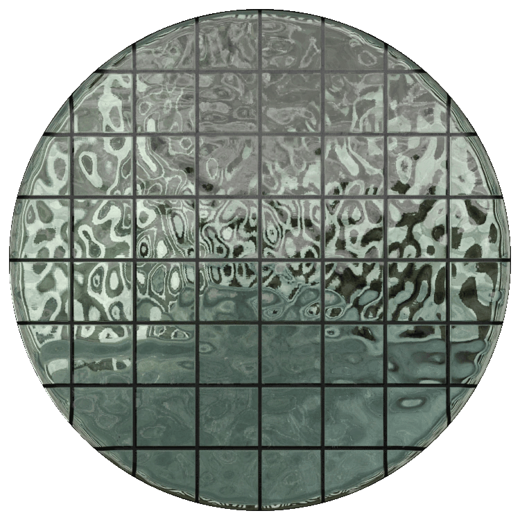 Patterned Glass Blocks PBR Texture - A23D