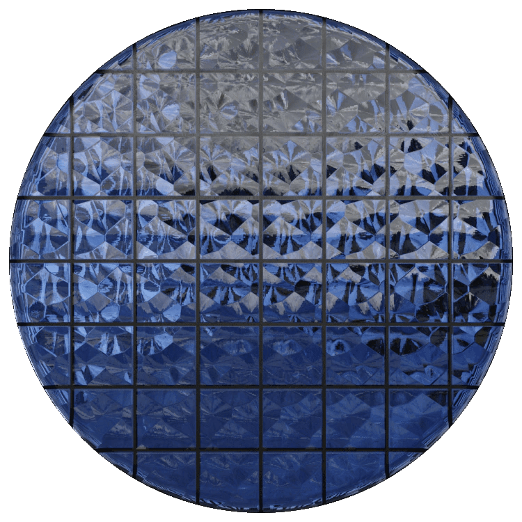 Patterned Glass Blocks PBR Texture - A23D
