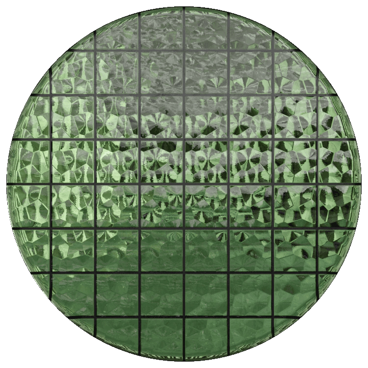 Patterned Glass Blocks PBR Texture - A23D