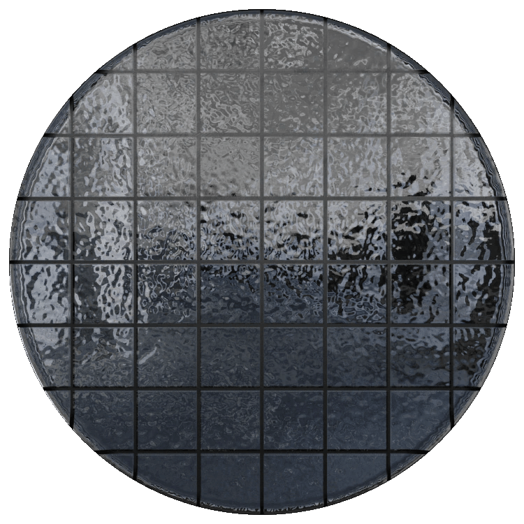 Patterned Glass Blocks PBR Texture - A23D