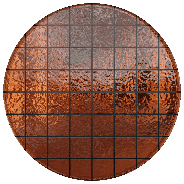 Patterned Glass Blocks PBR Texture - A23D