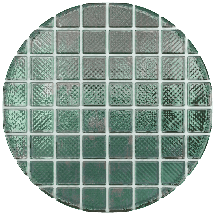 Patterned Glass Blocks PBR Texture - A23D