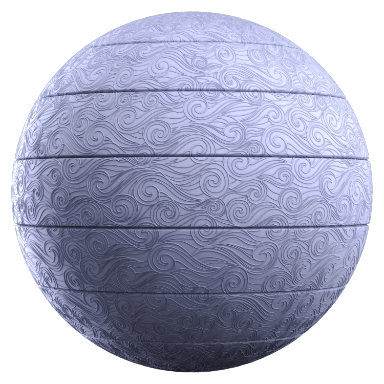 Patterned Plaster PBR Texture - A23D
