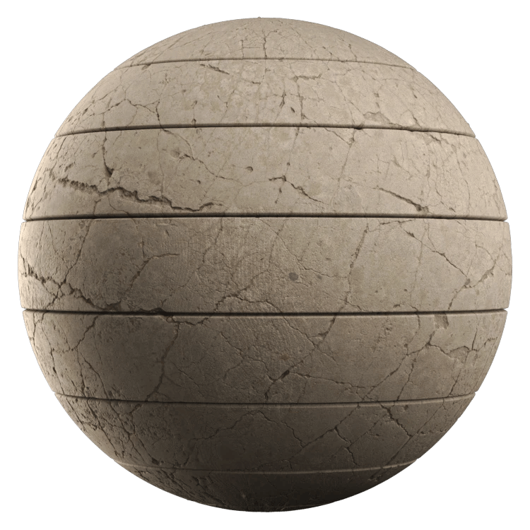 Patterned Plaster PBR Texture - A23D