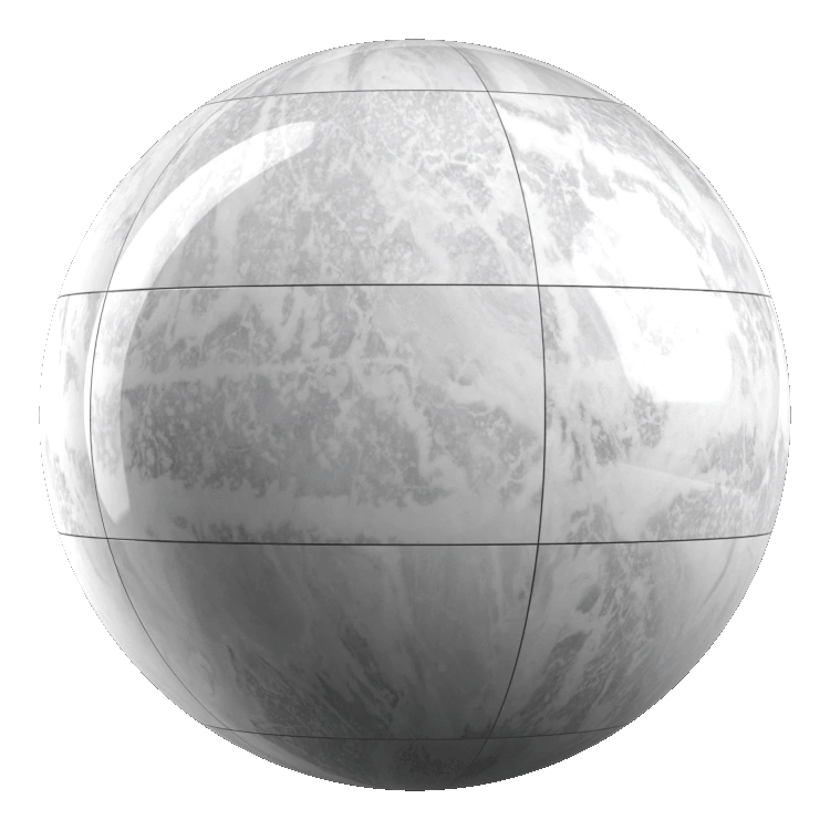 Glossy Rectangular Marble Tiles PBR Texture - A23D