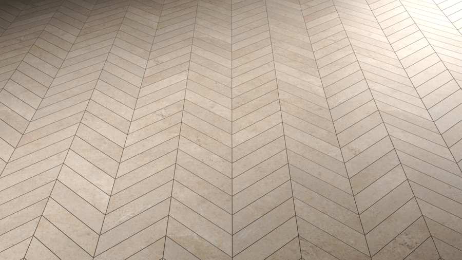 Hungarian Point Marble Tiles PBR Texture - A23D