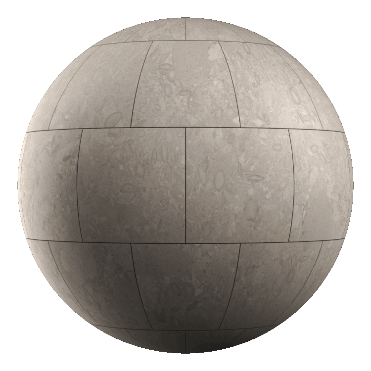 Matt Square Marble Tiles PBR Texture - A23D