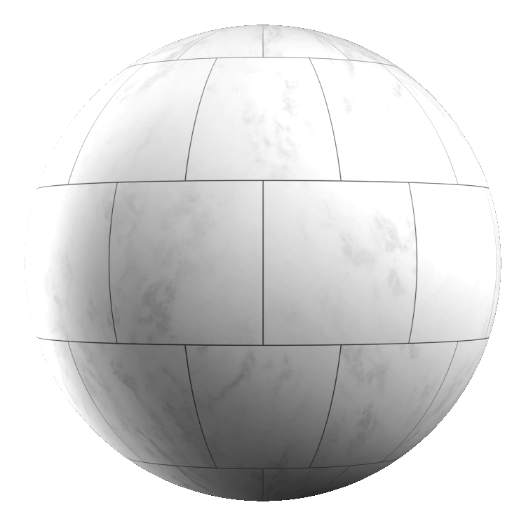 Matt Square Marble Tiles PBR Texture - A23D