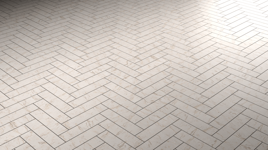 Herringbone Marble Tiles PBR Texture - A23D