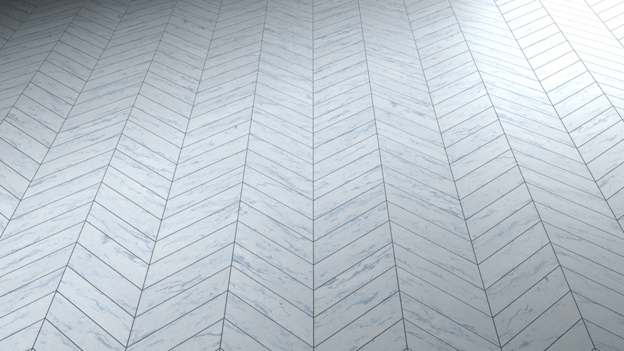 Hungarian Point Marble Tiles PBR Texture - A23D