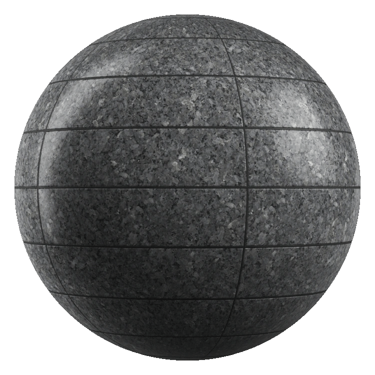 Semi Gloss Granite Tile Stripes PBR Texture - A23D