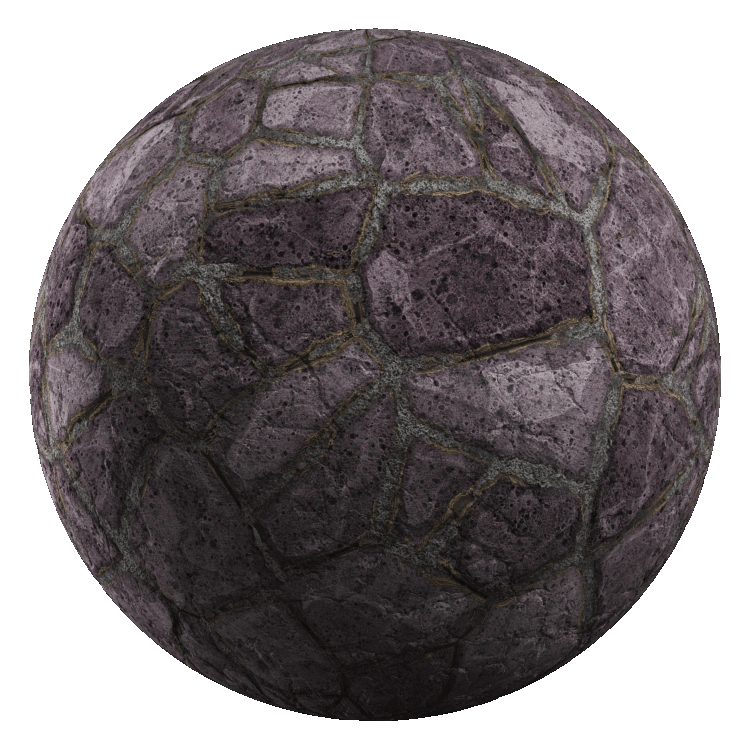 Regular Stone Wall PBR Texture - A23D