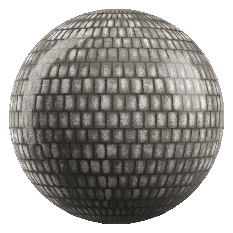 Staggered Paver Block PBR Texture - A23D