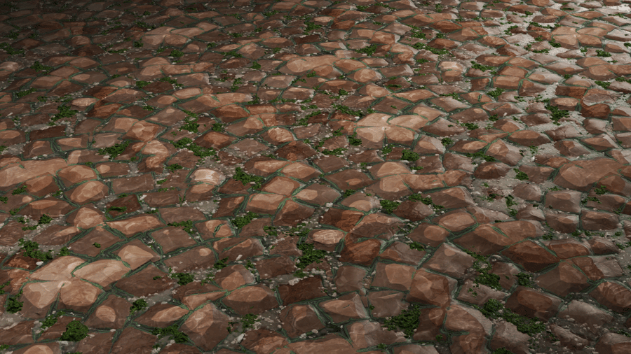 Stone Pavement PBR Texture - A23D