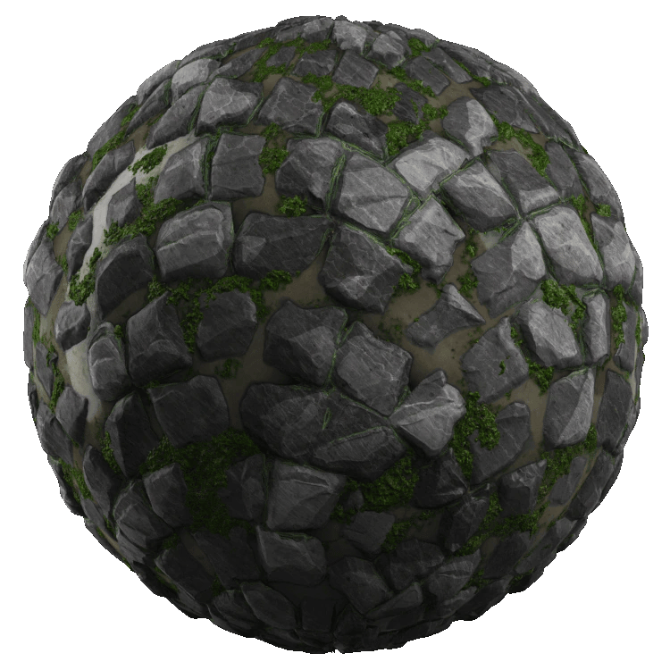 Stone Pavement PBR Texture - A23D