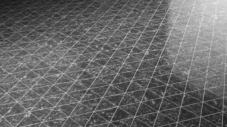 Triangle Stone Tiles PBR Texture - A23D