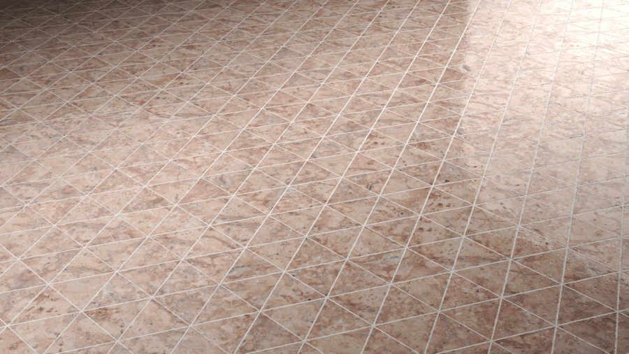 Triangle Stone Tiles PBR Texture - A23D