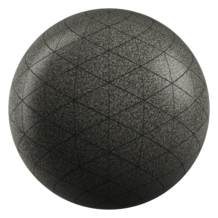 Triangle Stone Tiles PBR Texture - A23D