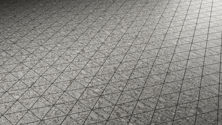 Triangle Stone Tiles PBR Texture - A23D