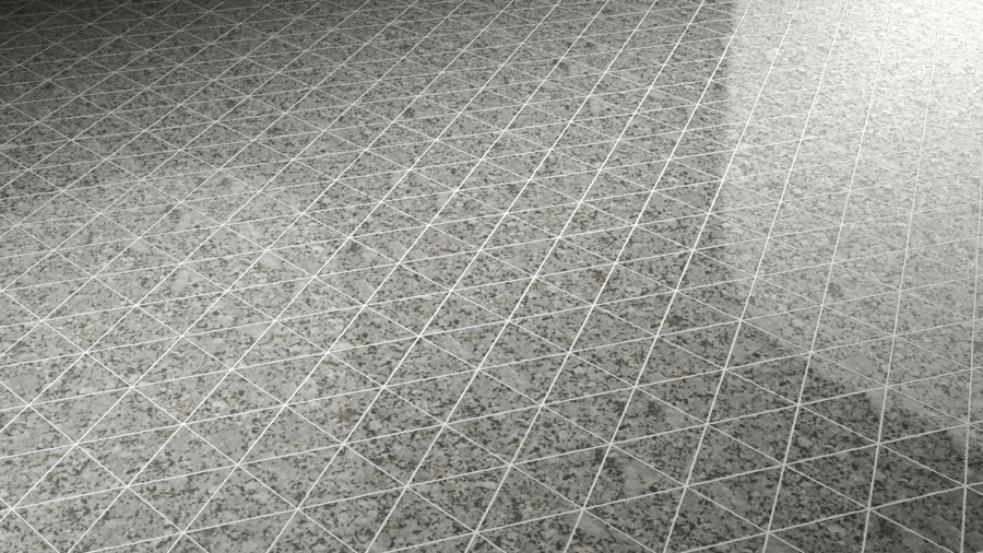 Triangle Stone Tiles PBR Texture - A23D