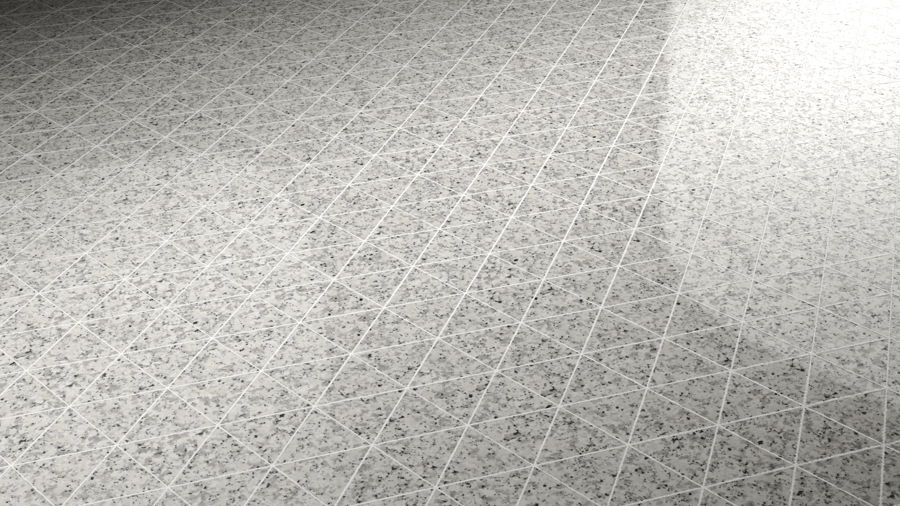 Triangle Stone Tiles PBR Texture - A23D
