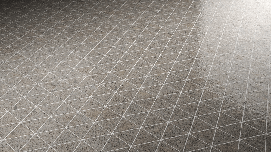 Triangle Stone Tiles PBR Texture - A23D