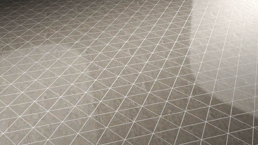 Triangle Stone Tiles PBR Texture - A23D