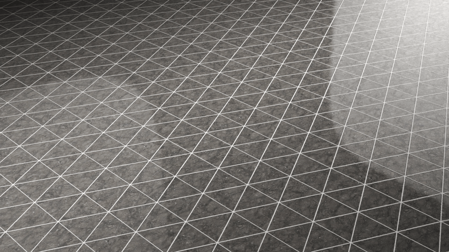 Triangle Stone Tiles PBR Texture - A23D