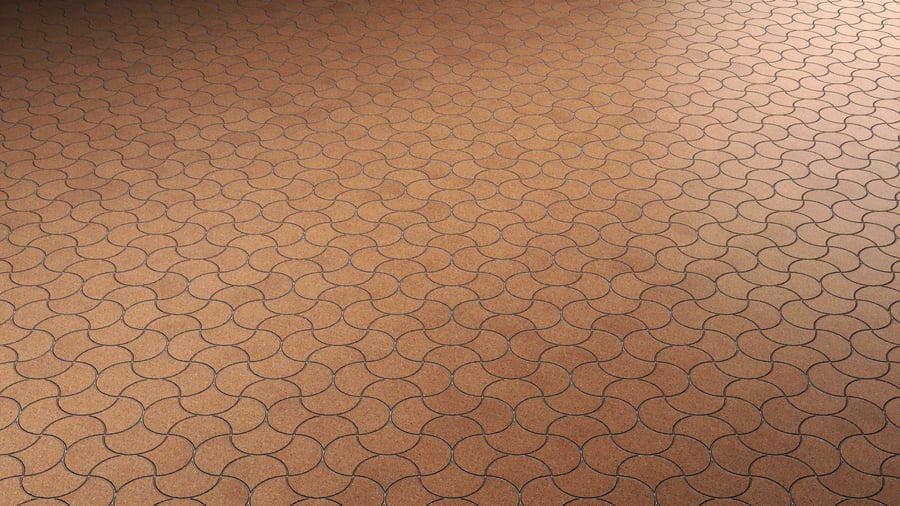 Paverblock PBR Texture - A23D