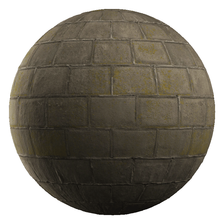 Old Stone Cladding PBR Texture - A23D