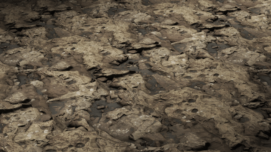 Rock Surface PBR Texture - A23D