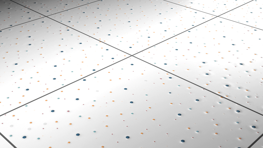 3D Printed Ceramic Floor Tiles PBR Texture - A23D