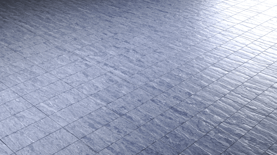 Rectangular Stone Tile PBR Texture - A23D